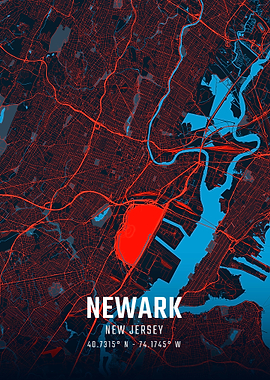 Newark City Map
