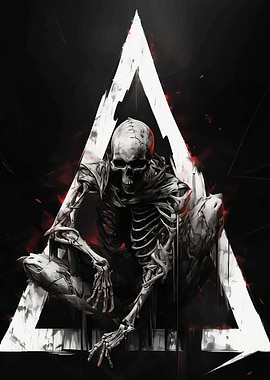 Skeleton in Triangle