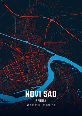Novi Sad City Map