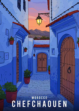 Chefchaouen, Morocco: Blue Cityscape