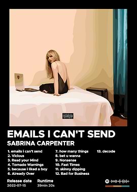Sabrina Carpenter - Emails I Can't Send album