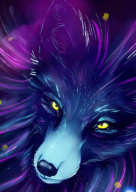 Abstract Wolf Cosmic Elements