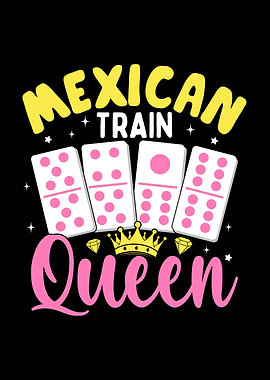 Mexican Train Queen Dominoes