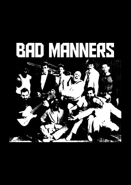 Manners Band Black and White