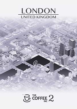 London Isometric Cityscape Art