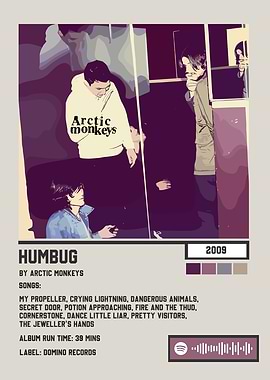 Arctic Monkeys Humbug Album Cover Art