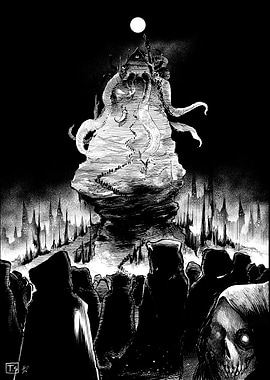 Occult Cthulhu Ascension to the small metal lounge