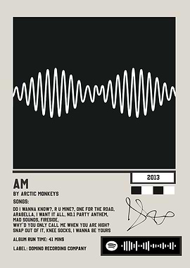 Arctic Monkeys AM Album Cover Art