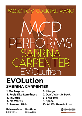 Sabrina Carpenter EVOLution Album