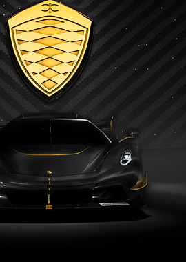Koenigsegg Jesko Carbon Gold