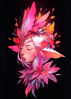 Floral Elf Portrait