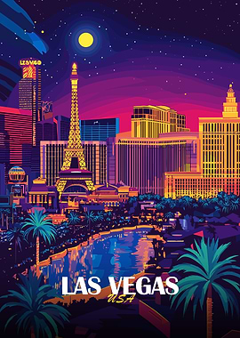 Las Vegas Skyline at Night