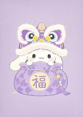 Cute Bunny Lion Dance Bag