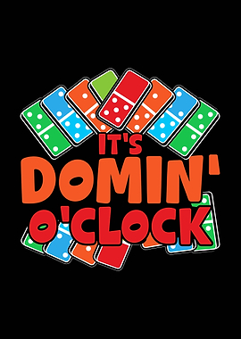 It's Domin-o'clock Dominoes Game