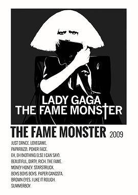 Lady Gaga The Fame Monster Poster