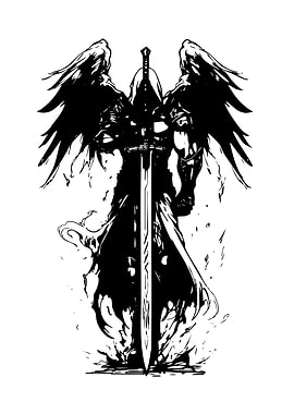 Winged Warrior with Sword