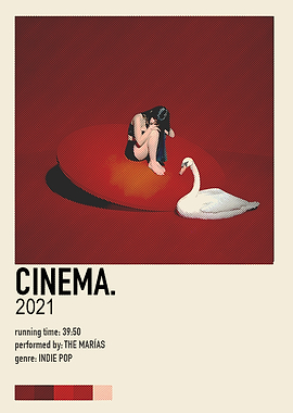 The Marias - Cinema 2021 Indie Pop Poster