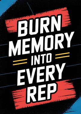 Burn Memory Into Every Rep
