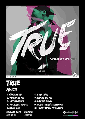 Avicii - True Album Cover
