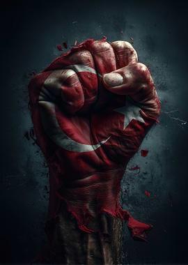 Turkish Flag Fist