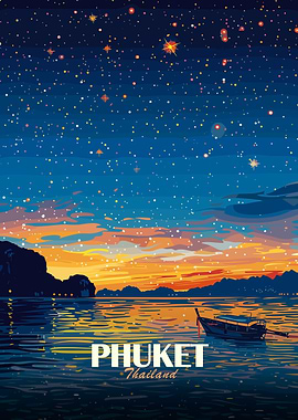 Phuket Thailand Nightscape