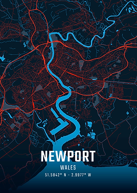 Newport City Map