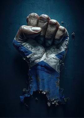 Scottish Flag Fist