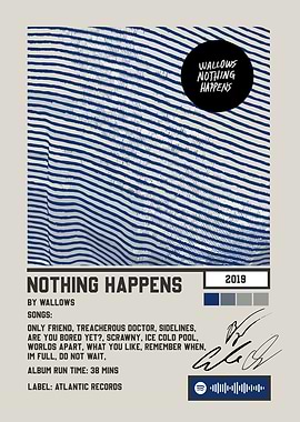 Wallows Nothing Happens Album Cover