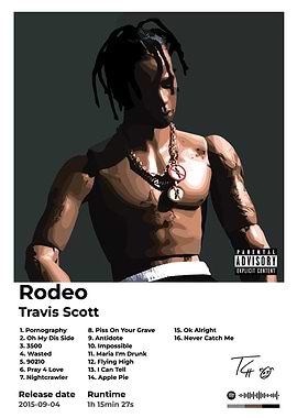 Travis Scott Rodeo Album Cover Art