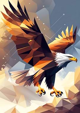 Geometric Eagle in Flight