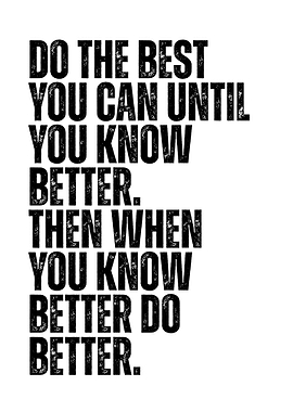 Inspirational Quote: Do Better
