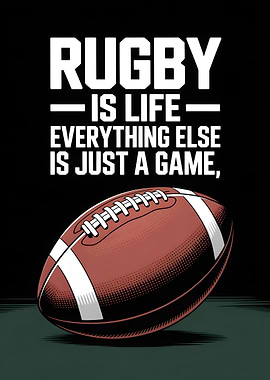 Rugby is Life Graphic