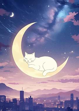 Cat Nap Moon