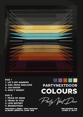 PartyNextDoor Colours album cover art