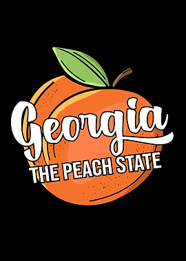 Georgia Souvenir Men The Peach State Georgia