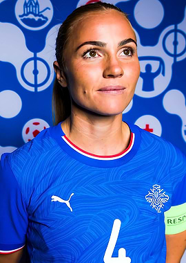 Icelandic Football Player Portrait