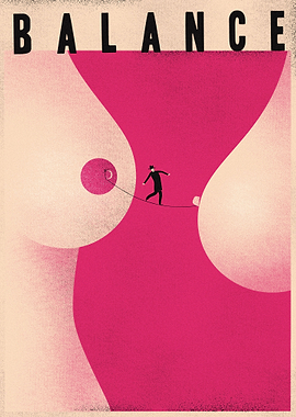 Balance: Illustration with Tightrope Walker