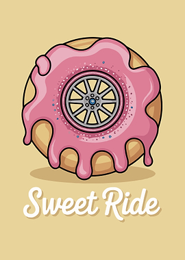 Sweet Ride Donut Car Wheel