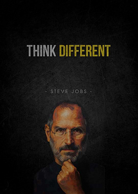 Think Different - Steve Jobs Portrait