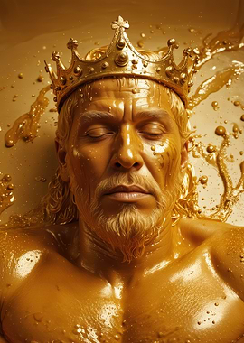 Golden King in repose