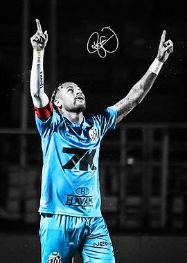 Neymar Celebration Art