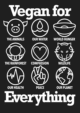 Vegan for Everything Poster