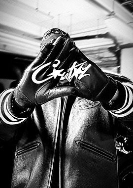 Black and White Gloves and Jacket