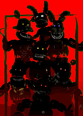 Five Nights at Freddy's Nightmare Animatronics