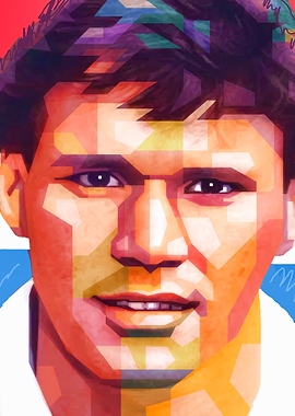 Abstract Portrait of van Basten