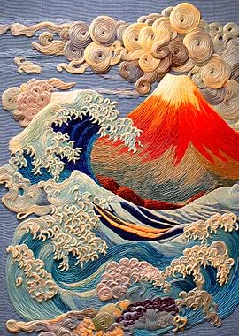 Mount Fuji and The Great Wave