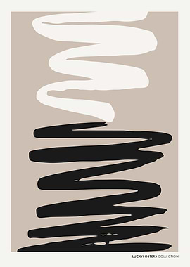 Abstract Brush Strokes Art