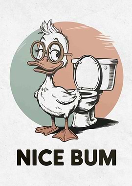 Duck with Glasses and Toilet Humor