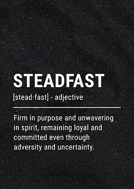 Steadfast Definition