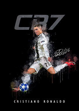 Cristiano Ronaldo CR7 Soccer Art